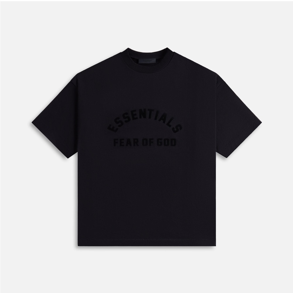 Kith ESSENTIALS Fear of God black crew neck tee